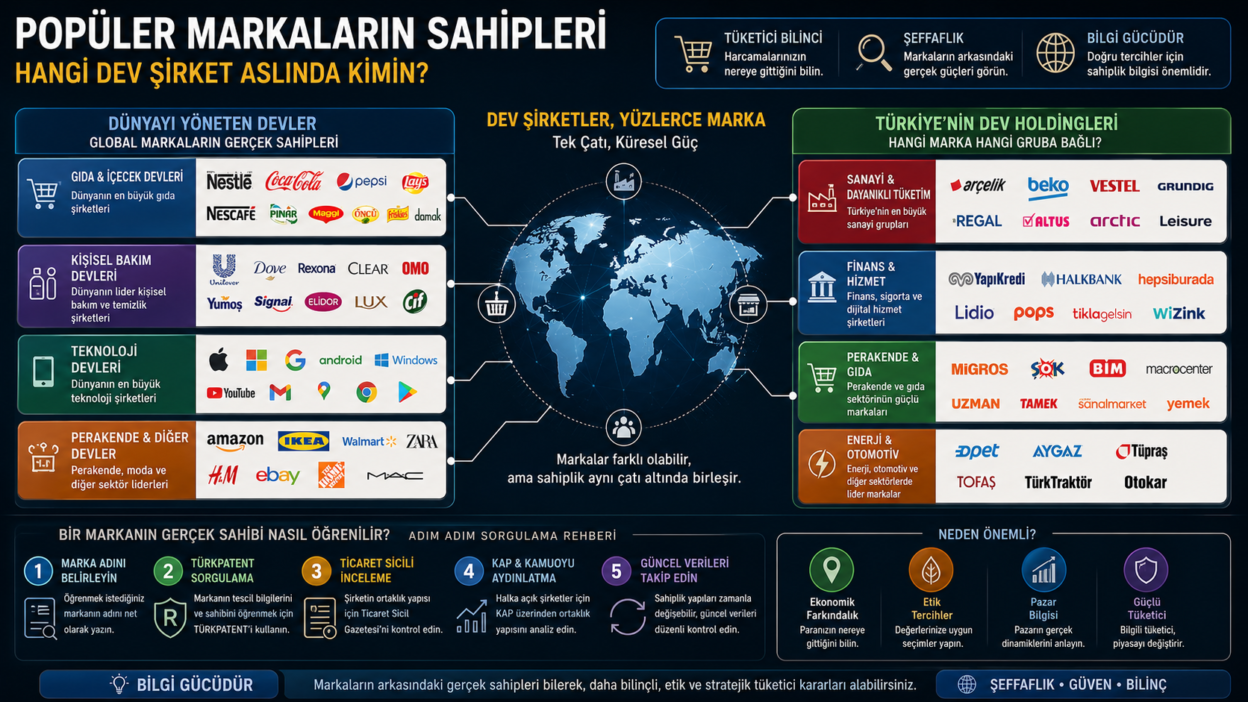 Popüler Markaların Sahipleri